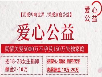 安图捐卵助孕生子 爱心志愿者招募